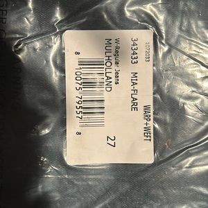 Warp & Weft MIA Flare Size 27 NWT also in original sealed ba